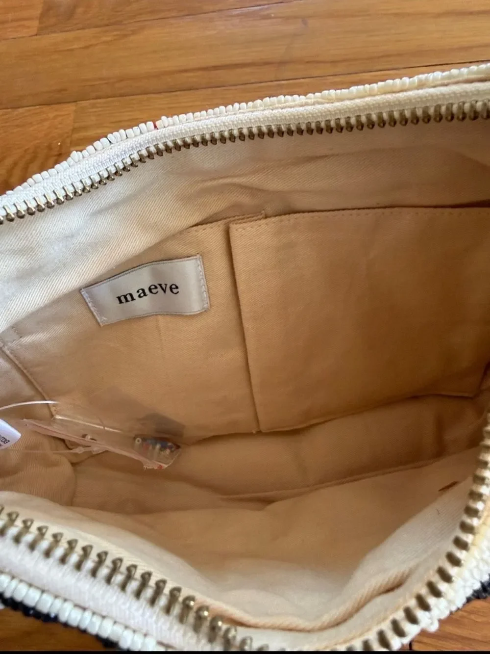 New Anthropologie X Maeve The Tate Beaded Handbag: Geo Floral Edition